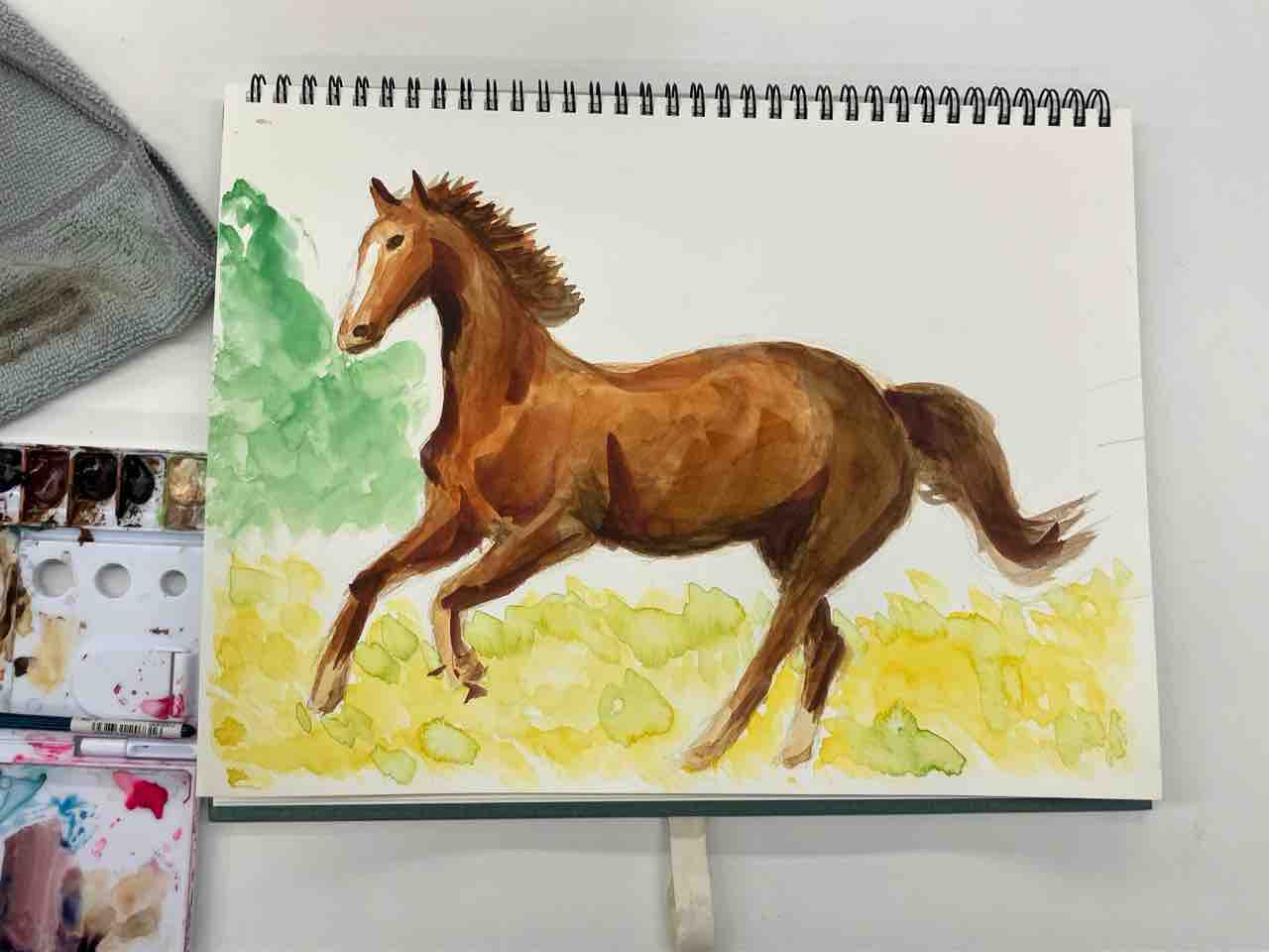 来年の干支 馬の絵 : 西滝直人 アトリエ日記