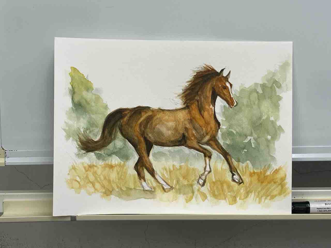 馬の絵 来年の干支 馬の絵 : 西滝直人 アトリエ日記