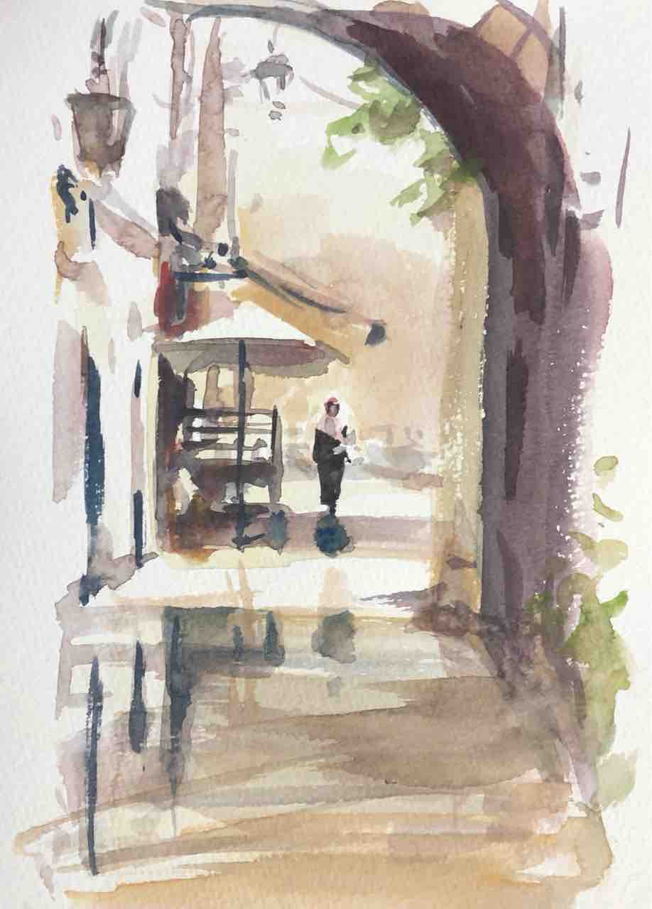 小さな水彩画。 小さな水彩画 : 西滝直人 アトリエ日記