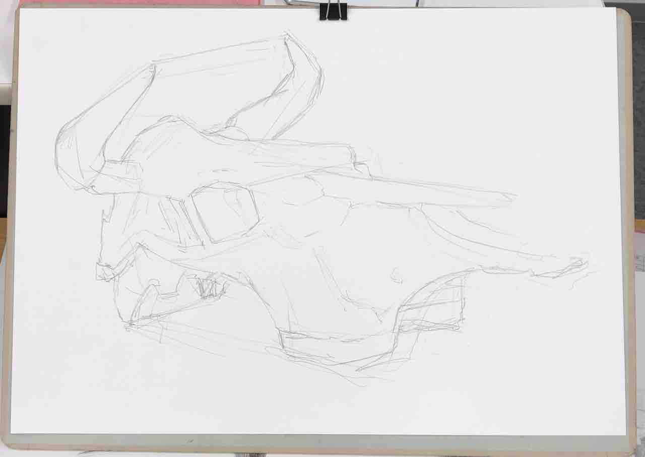 牛骨デッサン : 西滝直人 アトリエ日記