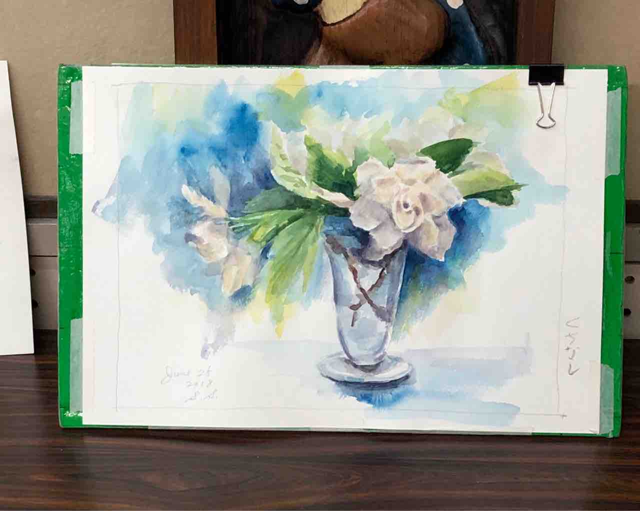 クチナシの花 : 西滝直人 アトリエ日記