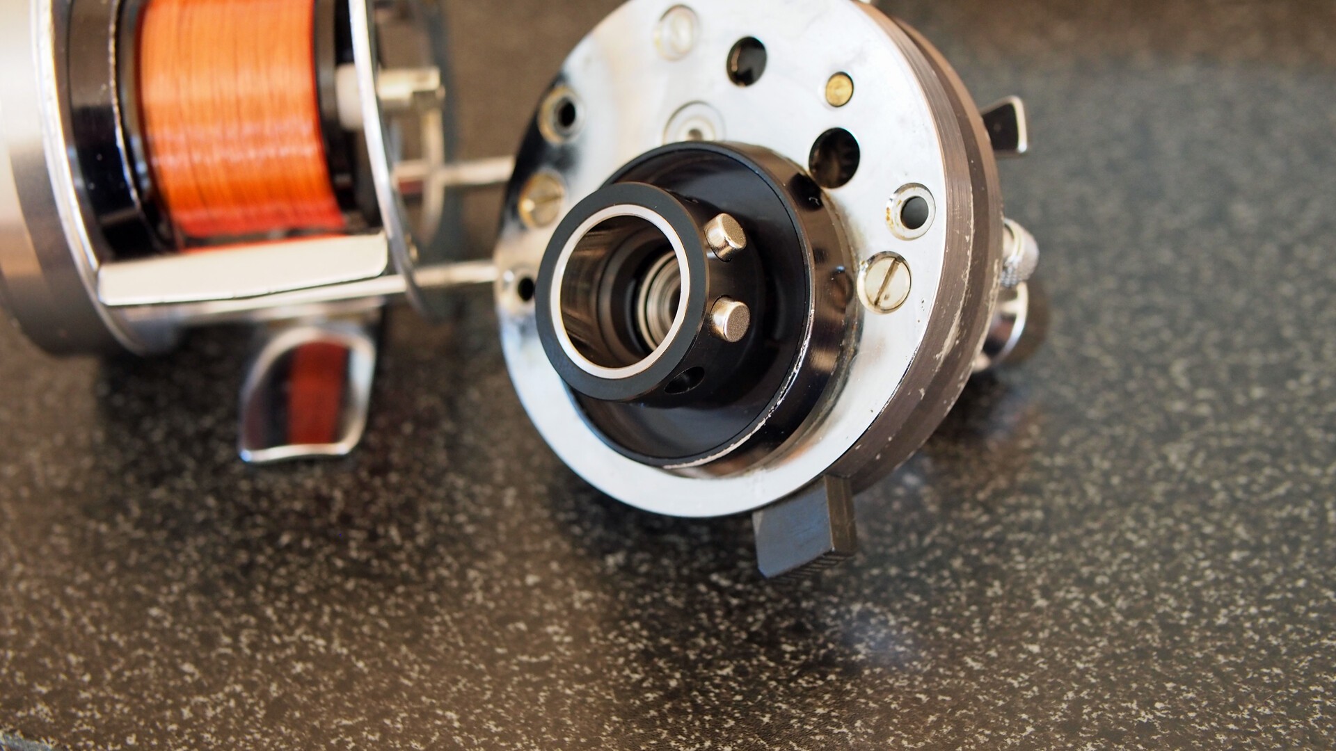 アブ1500C AIR クローム アベイルスプールu0026マグブレーキ組み