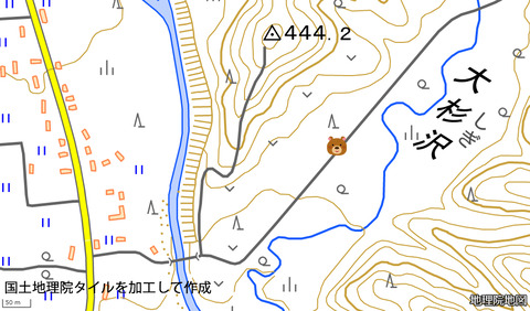 大杉沢のクママップ_20220629