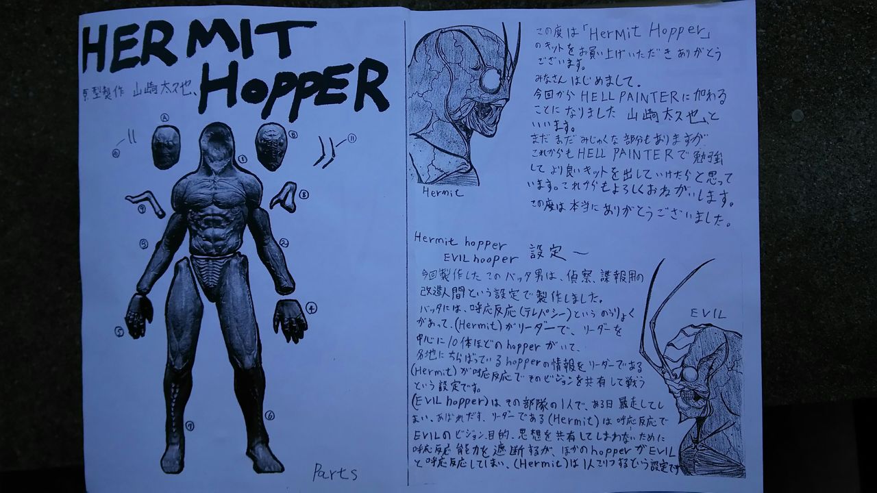 ホッパー バッタ男 ピピピのキヨシ 日記 です ホッパー バッタ男 ピピピのキヨシ 日記 です