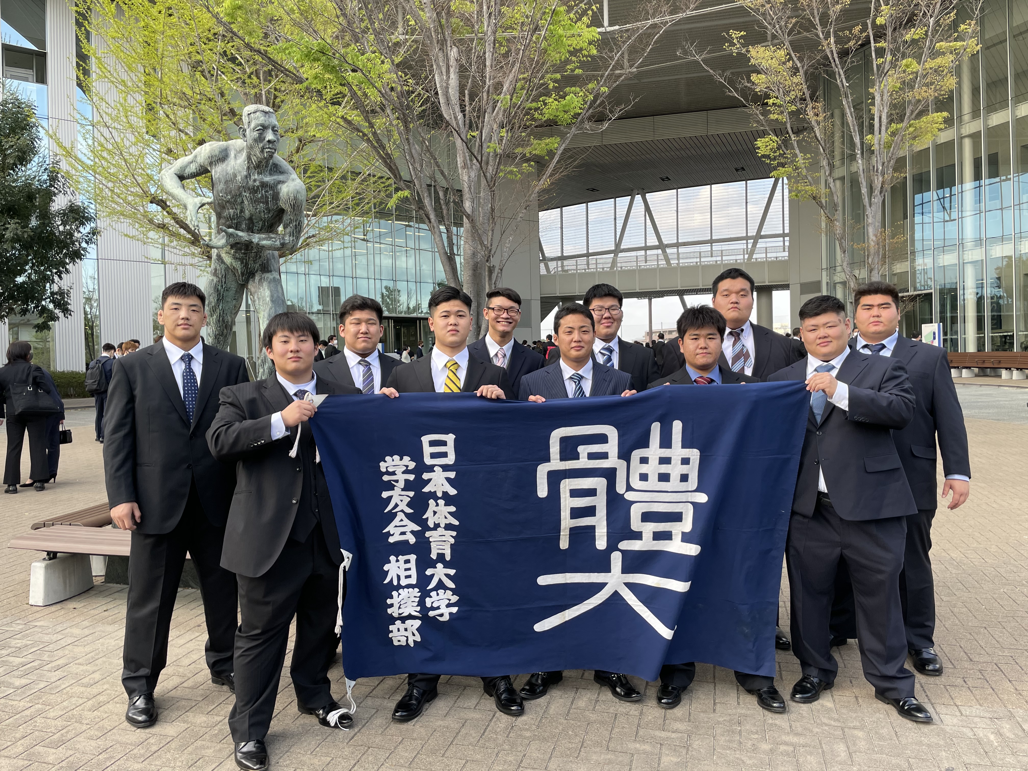 令和3年度入学式 日本体育大学相撲部 マネージャー部屋 令和3年度入学式 日本体育大学相撲部 マネージャー部屋