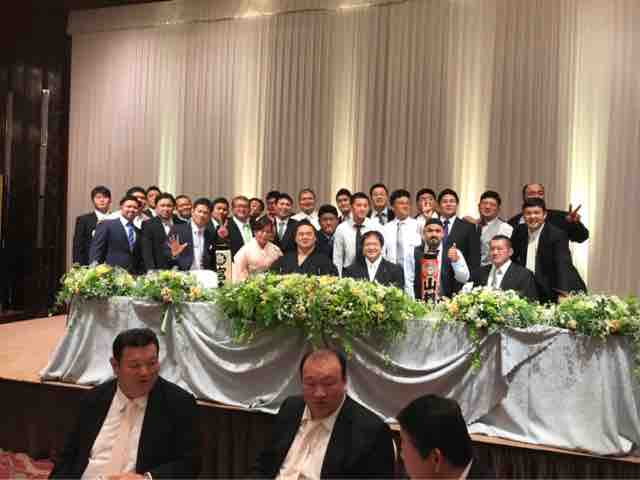 妙義龍関結婚披露宴 日本体育大学相撲部 マネージャー部屋
