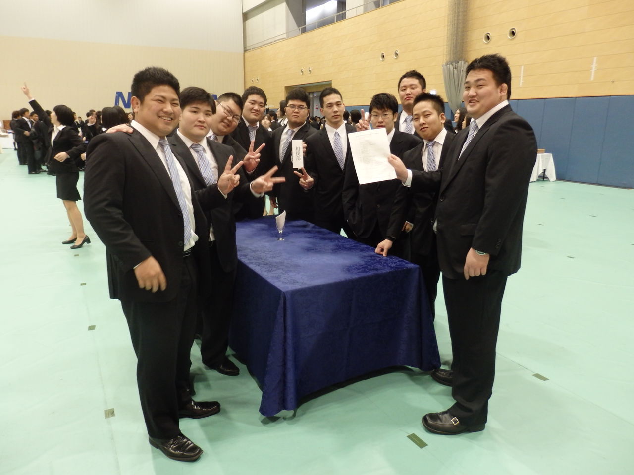 学友会 祝勝会 日本体育大学相撲部 マネージャー部屋