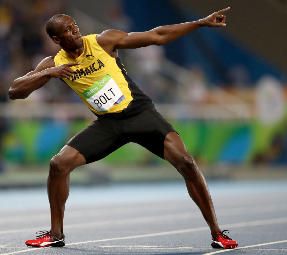 バキ バキのモデル９５ウィルバー ボルト ウサイン ボルト 超ジャンプ速報