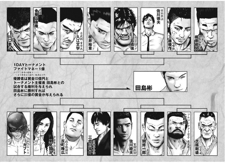 その他打ち切り作品 雑誌の種類関係なし 魁 クロマティ高校 餓狼伝 平成義民伝説 代表人 喧嘩商売 喧嘩稼業 メタルk テスタロト 超ジャンプ速報