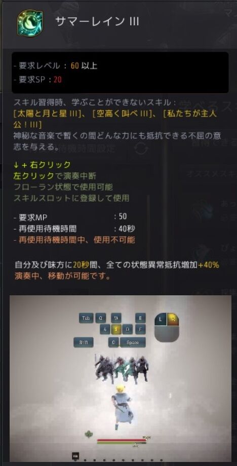 動画あり 黒い砂漠 バフ デバフ シャイ才能開花 覚醒 演奏スキルまとめ にわか乙のblog