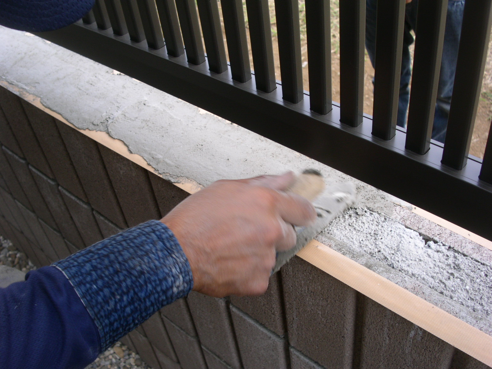 ブロック フェンス完成 庭と接して思うこと