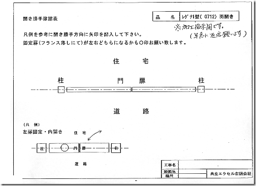 レグナ門扉 レグナ門扉