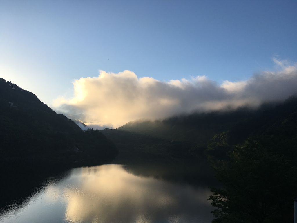 霧に包まれる大渡ダム 茶霧湖 さぎりこ 仁淀川町観光協会 スタッフ ブログ