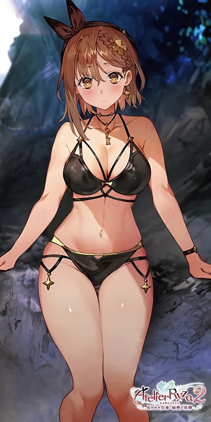 【爆乳爆太もも】ライザちゃんついにエロエロな水着を着てしまうwwwwww(画像あり)