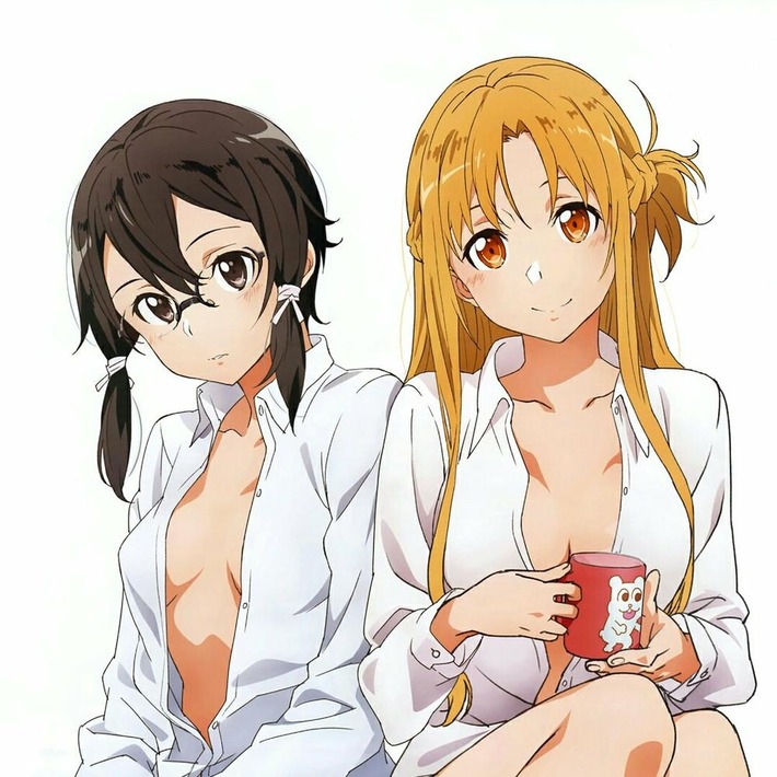 【画像】SAOのアスカさんとシノンさんのエチエチお乳ｗｗｗ
