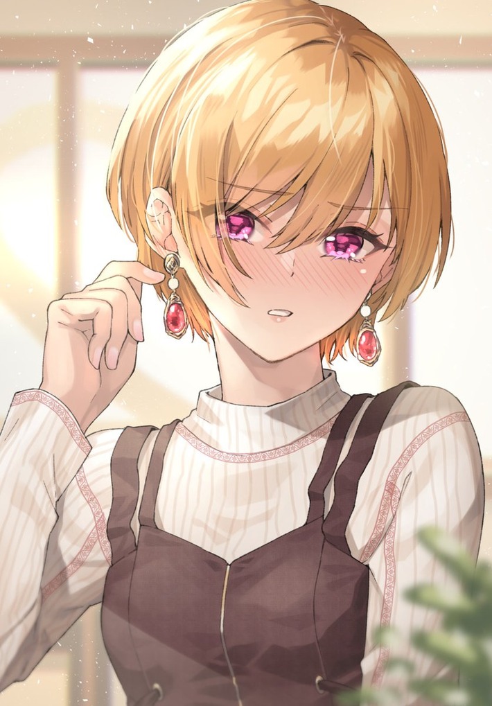 【画像あり】美少女JKさん、初めてのピアスをするも痛すぎて涙目になってしまうwww
