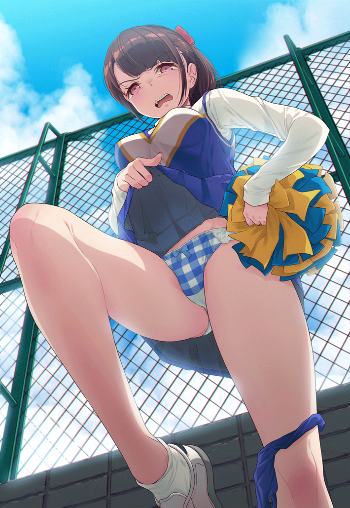 【画像】HなチアJKさん、嫌々エッチなパンツを開示してしまうwww