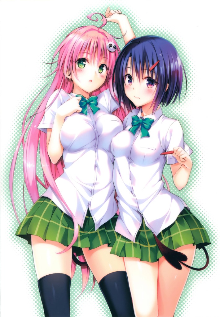 このToLoveるのカラーイラストのエロさ見ておっきしない男子いない説www