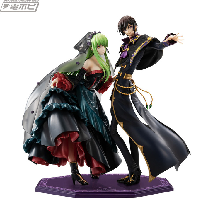 【朗報】ルルーシュとC.C.の夫婦セットフィギュアが発売開始　カレン大敗北