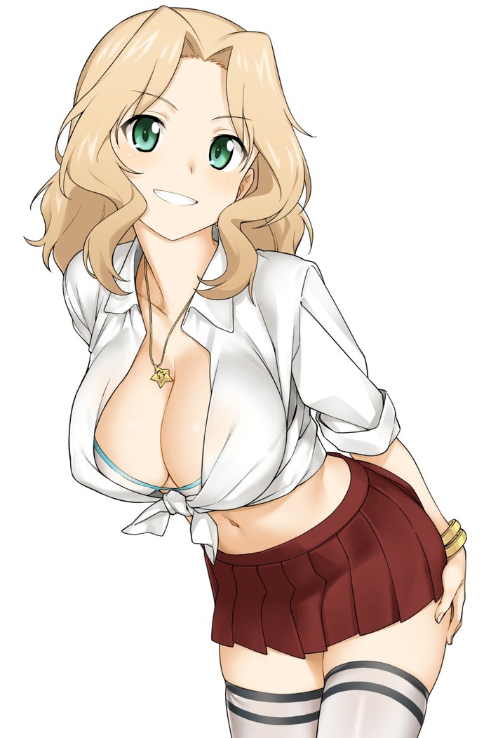 【画像】ガルパンのドスケベ・ザ・エロエロセクロスなキャラwww