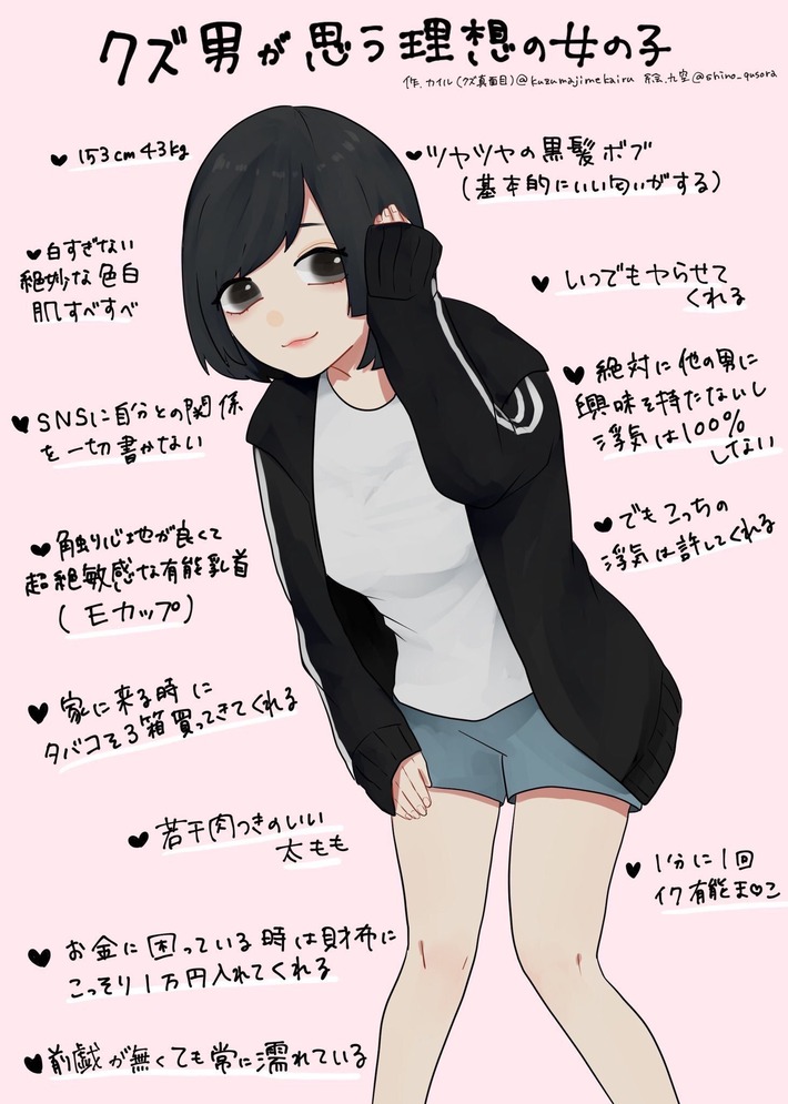 【画像あり】オタクってこういう女の子が好きそうだよなwwwwww