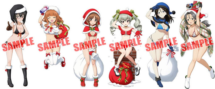 【画像】ガルパンの2019クリスマス衣装、とてもエチエチ過ぎるwww