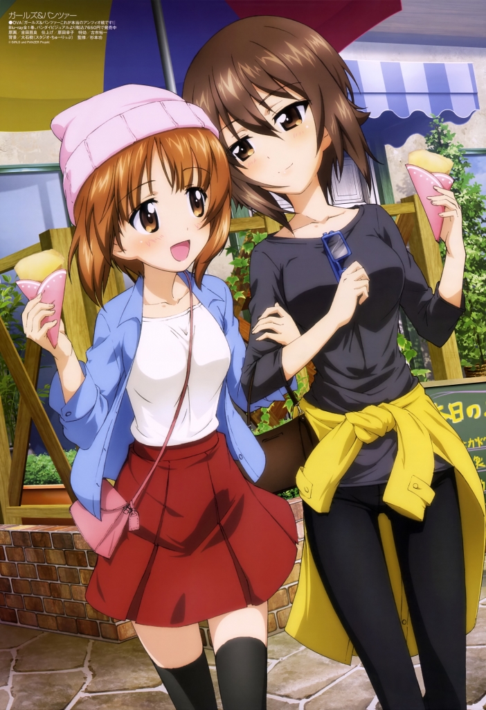 【エチ画像】ガルパンの女の子達どいつもこいつも服のセンスヤバすぎるwww
