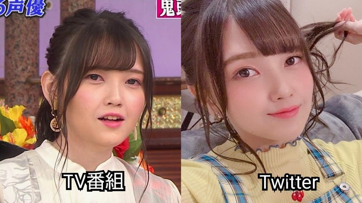 しゃべくりに出演した鬼頭明里さんとツイッター写真の差wwwwwww全然無いなんてこれは天使か!?