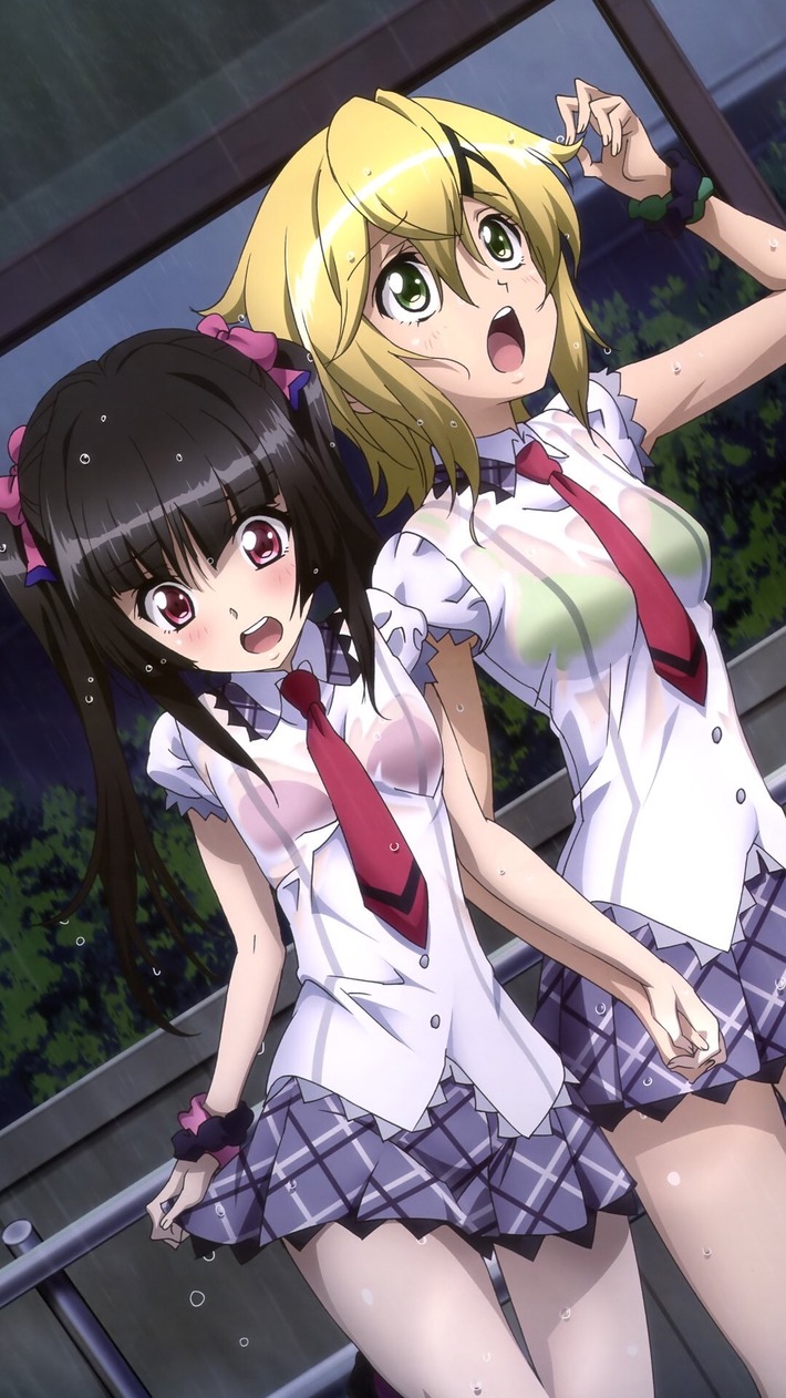 【画像あり】雨でブラ透けしちゃったJKさん……………wwwwwwww