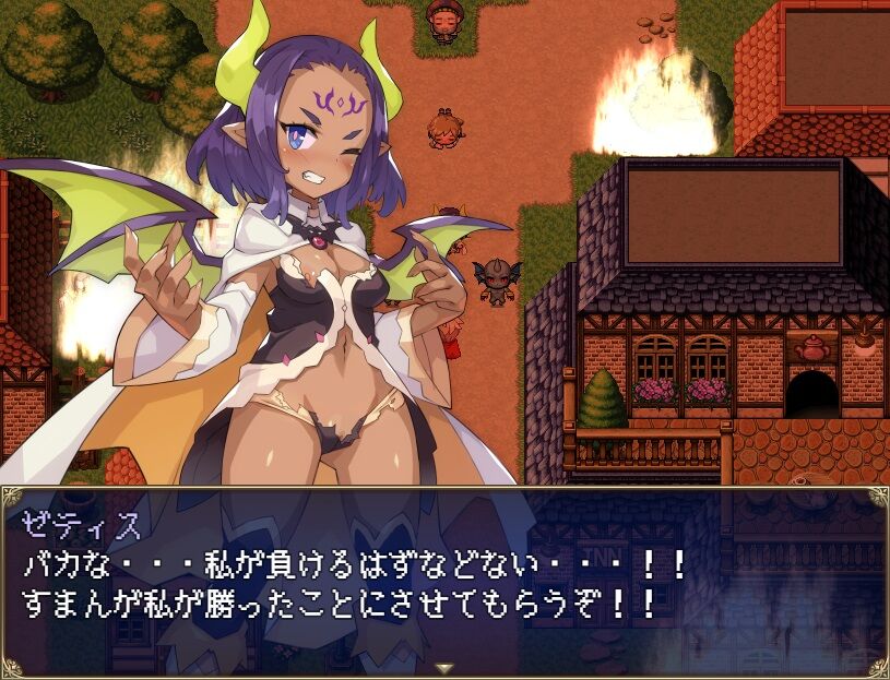 【悲報】エロ同人ゲームの敵キャラ、敗北するもレスバトルにより勝利しHシーンを回避する…