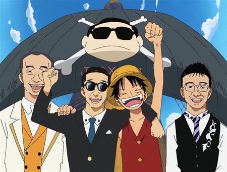 タモさんとルフィが肩を組む D 虫エ ぶろぐ