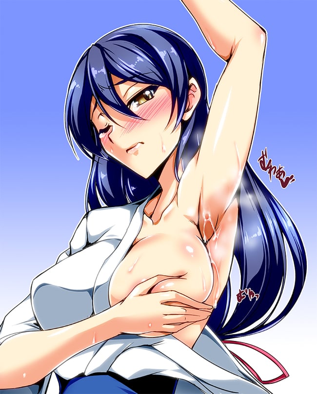 手ブラ　エロ画像 (12)