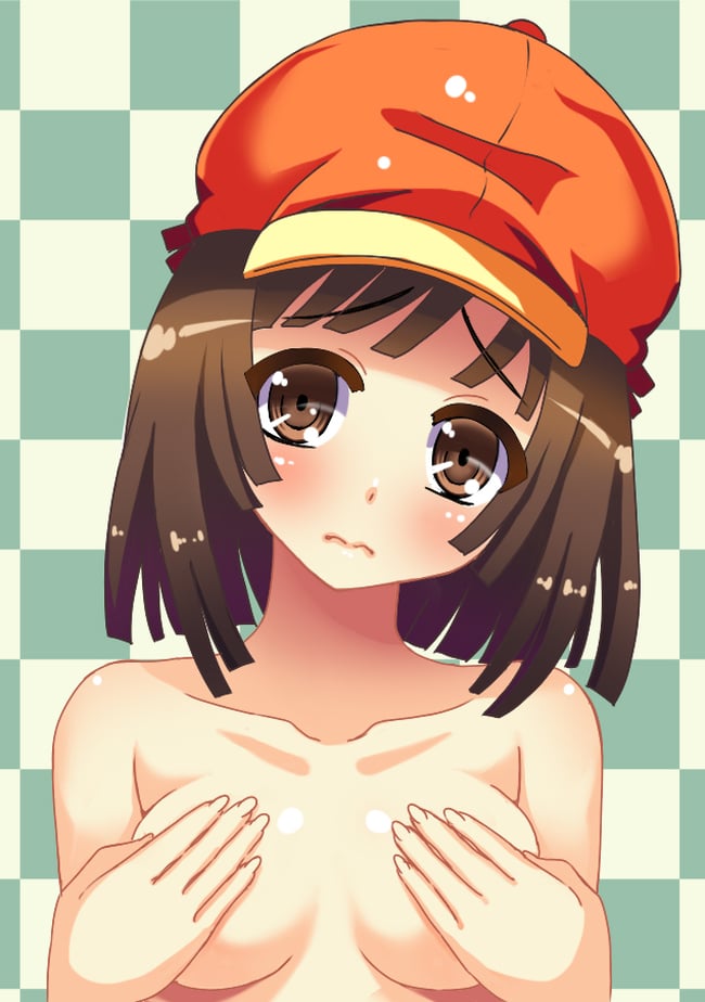 手ブラ　エロ画像 (12)
