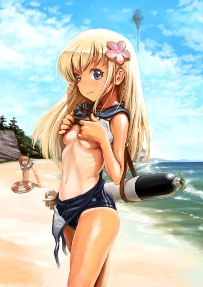 手ブラ　エロ画像 (15)