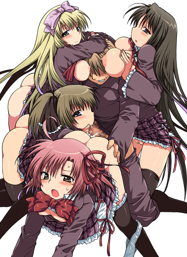 ハーレム　エロ画像 (1)