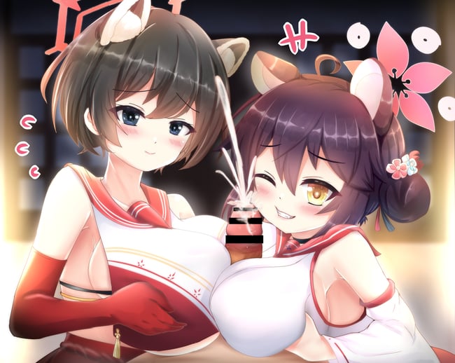 着衣パイズリ　エロ画像 (10)