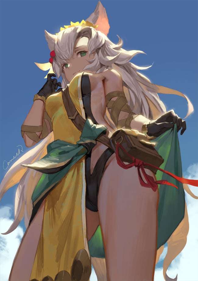 ローアングル　エロ画像 (34)