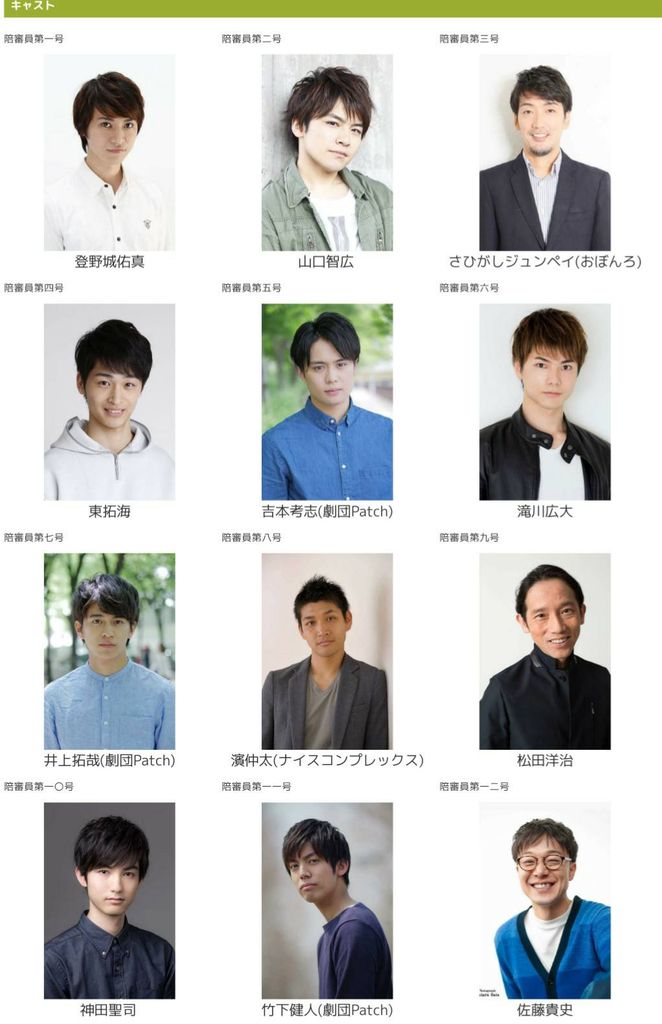舞台 12人の怒れる男 東京公演 キャスト紹介 詳細まとめ 必読 ナイスコンプレックスブログ 舞台 12人の怒れる男 東京公演 キャスト紹介 詳細まとめ 必読 ナイスコンプレックスブログ