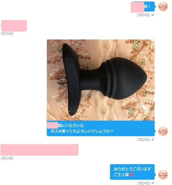 ボスシリコンストッパー の挿入調教 ちはる 肉便器日記