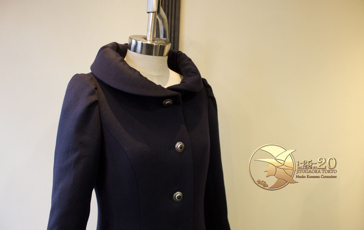 MASHA/N.komatsu バックプリーツコート