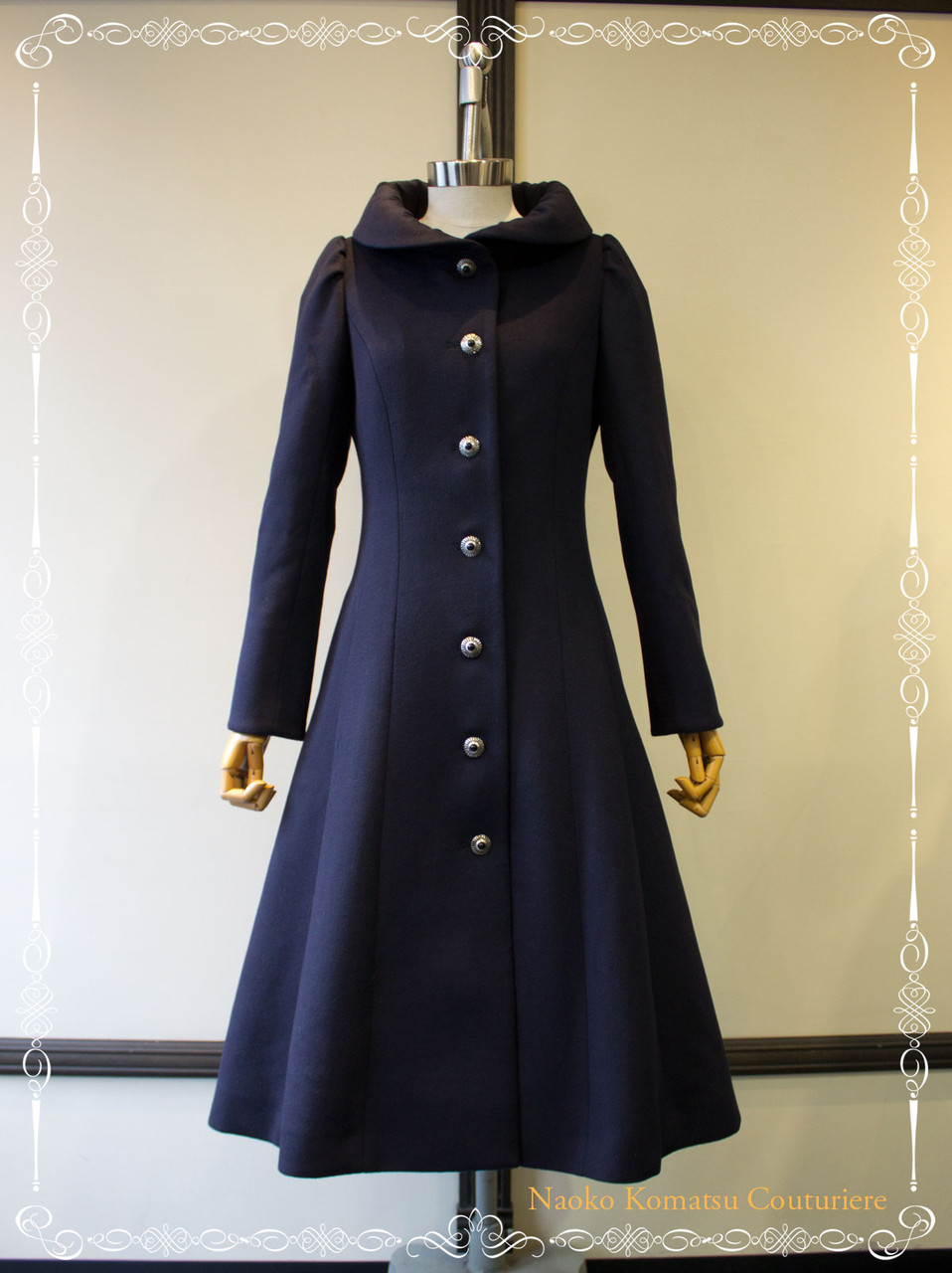 MASHA/N.komatsu バックプリーツコート MASHA/N.komatsu バックプリーツコート