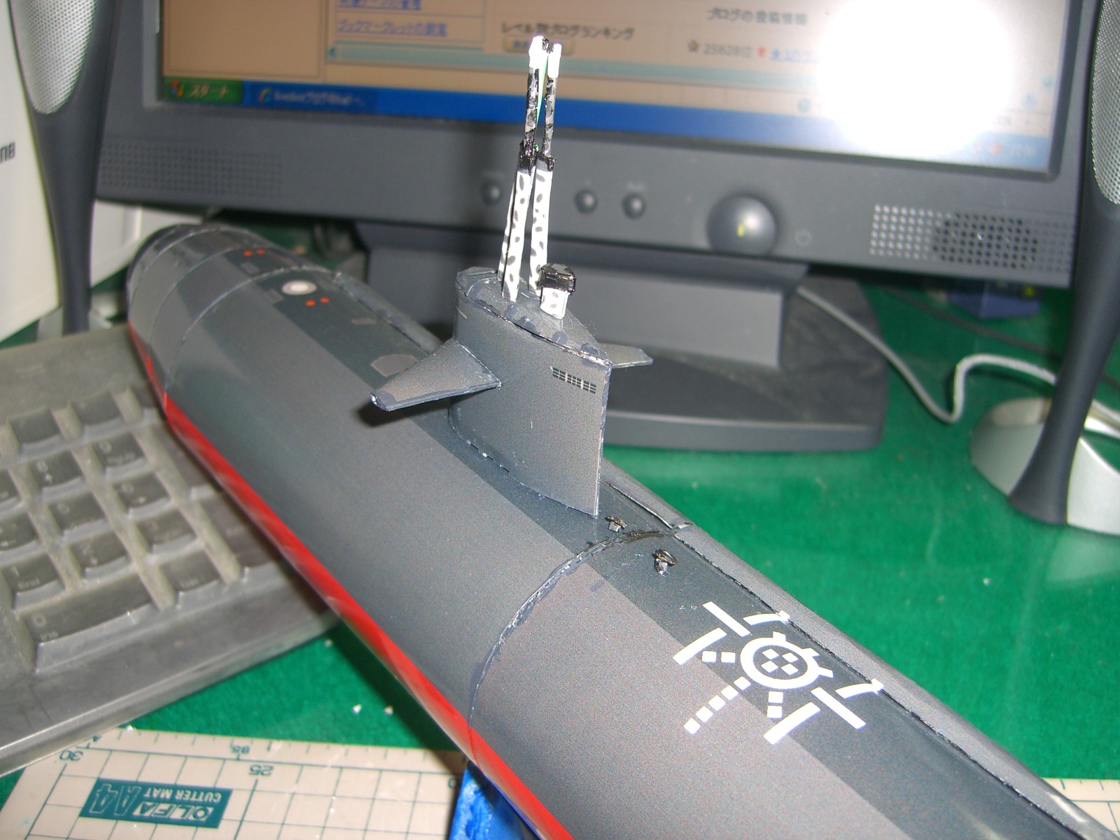 米海軍 攻撃型原子力潜水艦 Ssm 6 ロサンゼルス 素人のペーパークラフト製作日記 米海軍 攻撃型原子力潜水艦 Ssm 6 ロサンゼルス 素人のペーパークラフト製作日記