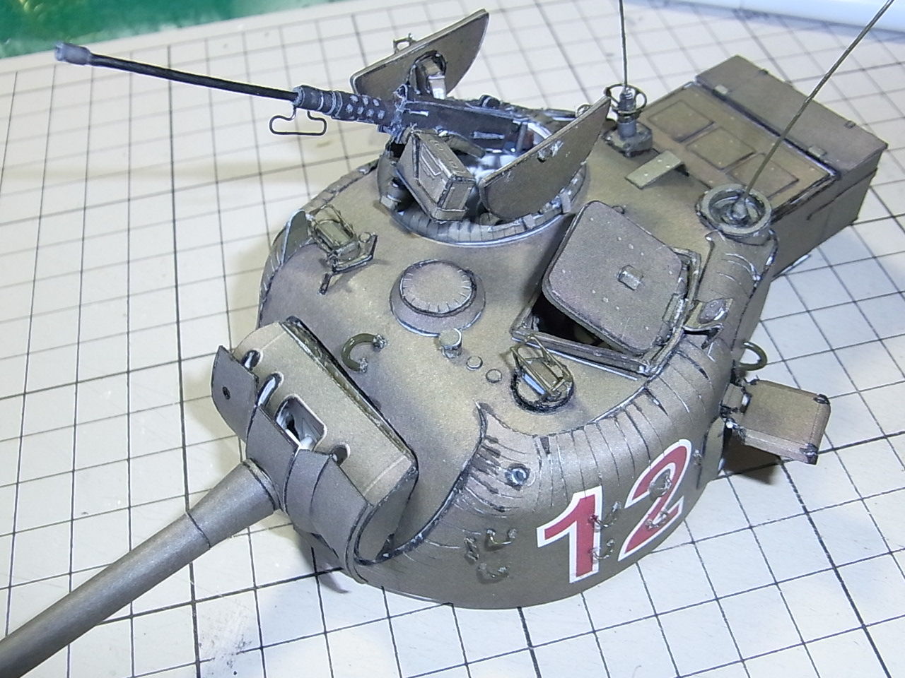 Sherman Vc Firefly 完成 433 素人のペーパークラフト製作日記part2