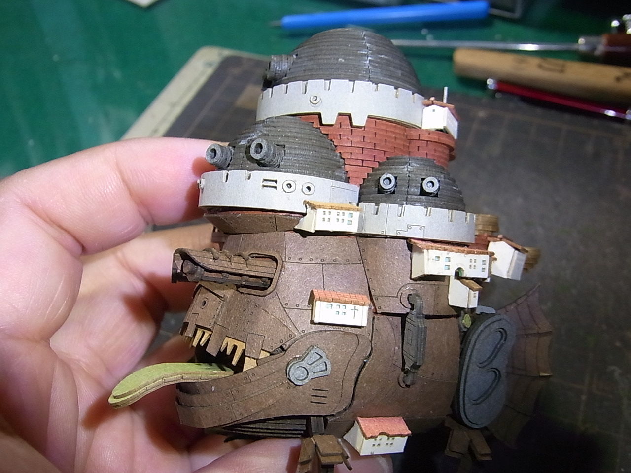 ハウルの動く城 29 素人のペーパークラフト製作日記part2