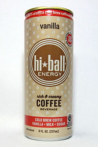 缶コーヒー Hi Ball Energy Vanilla Cold Brew Coffee