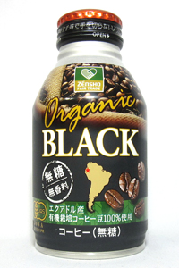 缶コーヒー ゼンショー フェアトレード 有機珈琲 ブラック無糖