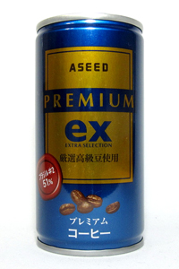 缶コーヒー アシード ex プレミアムコーヒー