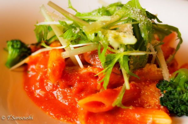 ペンネ 季節野菜のトマトソース