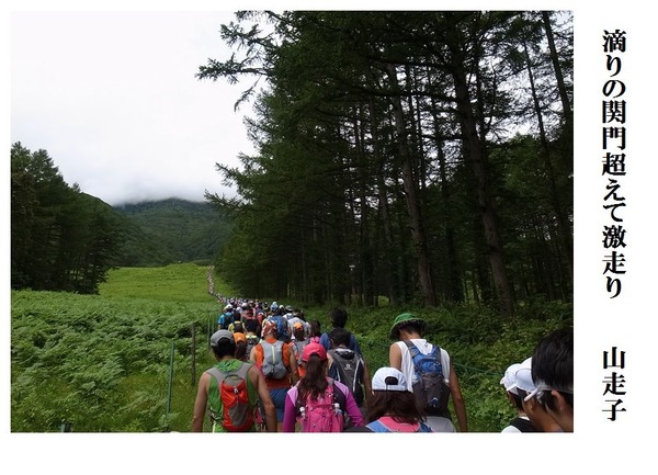 滴りの関門超えて激走り