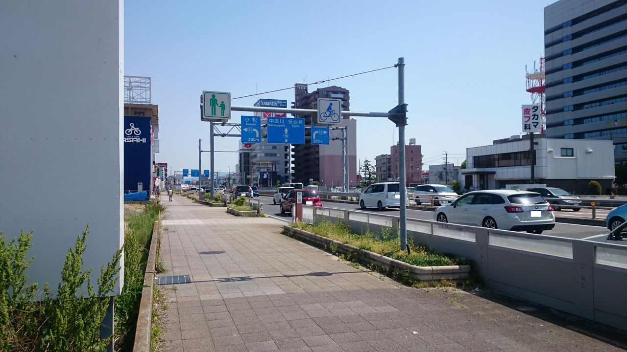 国道19号線(春日井市) : 週末さんぽ